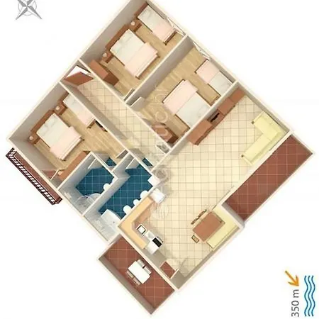 In With Sea View, Balcony, Air Conditioning, Wifi 5113-3 * ドゥギ・ラット